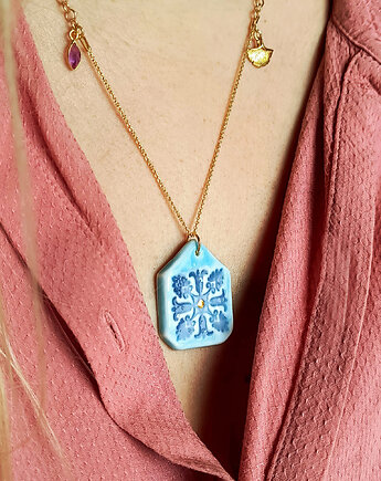 Naszyjnik pozłacany Tulipan Kolekcja Parian, ZIĘBA