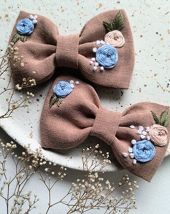 Kokarda haftowana Łososiowy Różowy, nanowoshop