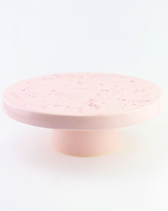 Różowa patera na ciasto / tort duża, m2k studio