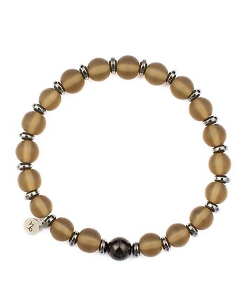 Męska bransoletka zodiakalna - Koziorożec - Ochrona i przemiana I, Kulka Bransoletki