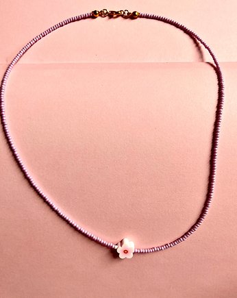 Rozowy Choker z koralików, Luna by Sisters