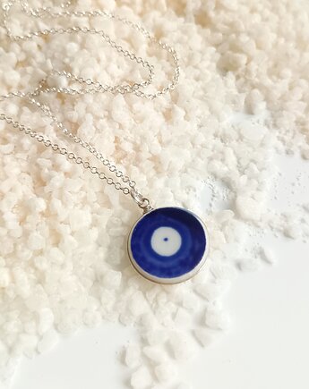 Naszyjnik Bolesławiec, biżuteria z talerzy