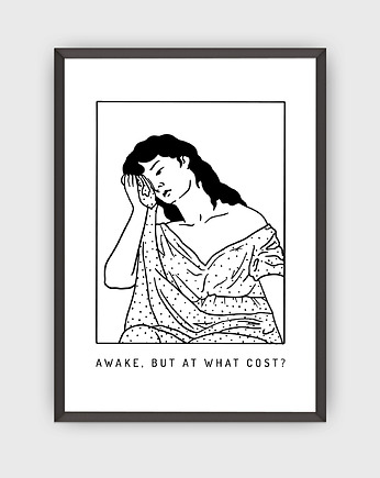 Plakat Awake, but at what cost?, megurum.art