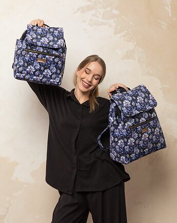 Plecak welurowy lucky aster (Różne rozmiary), sacky bag