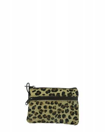 Saszetka skórzana bilonówka skóra naturalna na klucze bilon poręczna OLIVKA, Olivka Warsaw