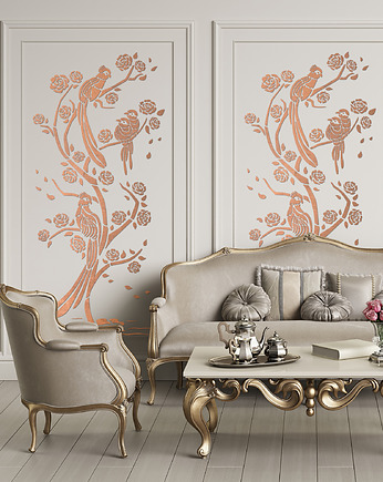 Szablon malarski wielokrotny /CHINOISERIE #1, Szablony Nakleo