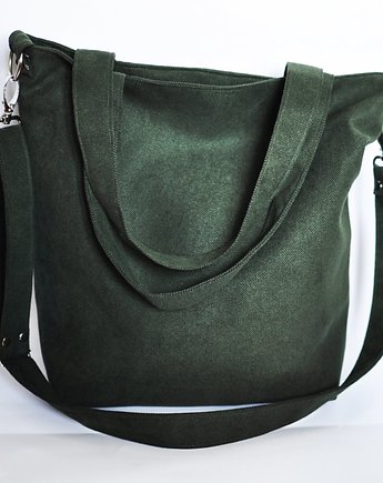 TORBA HOBO L - ciemna zieleń, PRACOWNIA 166