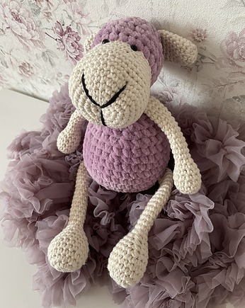 Maskotka owieczka wrzosowa 30 cm ZAMÓWIENIE, GroKo Design