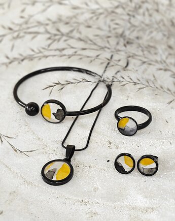 Komplet z kolekcji Gąska, Slow Jewelry