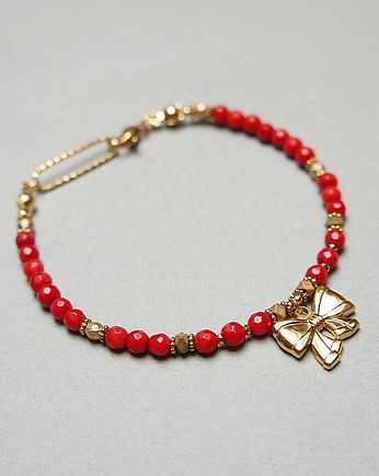 Koral naturalny vol. 5 /13.01.25/ bransoletka - Szlachetna kolekcja, KiKa pracownia