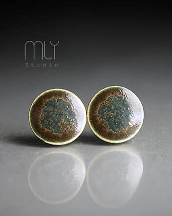 Oliwkowe 11mm/stal chirurgiczna/, Magda Łysiak