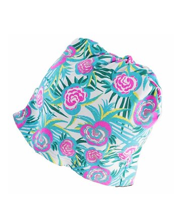 Cienka  czapka na wiosnę, lato, jesień czapka przejściowa handmade, assembleage