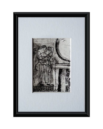 Oryginał - Grafika w oprawie passe-partout 13x18 cm, Gosia Sendlewska