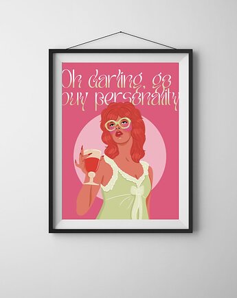 Plakat "Oh darling pink", Maya Design