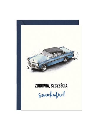 Kartka Zdrowia szczęścia samochodów, Paperwords