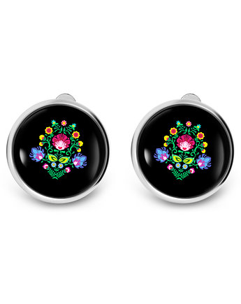 Klipsy - Folkowe czarne, yenoo