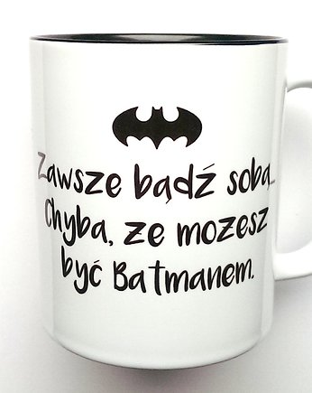 Kubek BATMAN  z  CZARNYM WNĘTRZEM, FarrowDesign