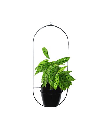 Kwietnik 75 cm Owal M metalowy + doniczka, A.D Home