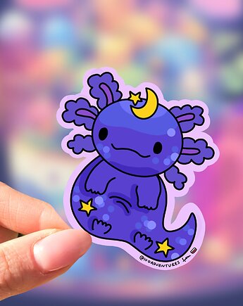 Naklejka Galaktyczny Axolotl, IvoAdventures