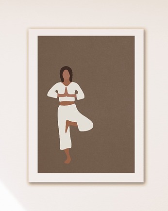 Plakat joga Asany Yoga A3 Medytacja Plakat z motywem jogi Plakat boho, Kalibri Arts
