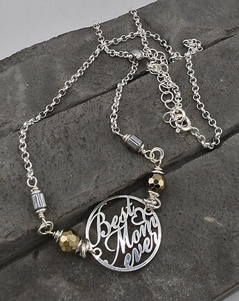 Naszyjnik na Dzień Matki - Best Mom, RayOfArt