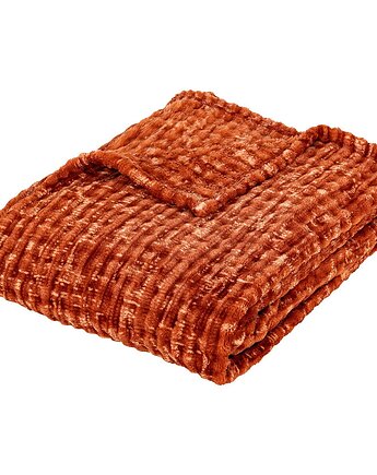 Pled 125x150 cm SELATU pomarańczowy, MIA home