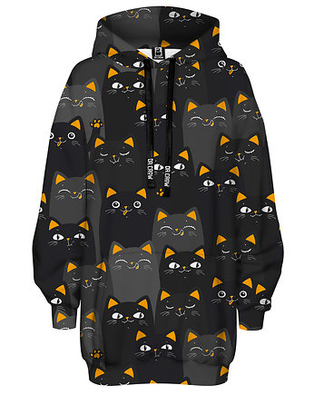 Bluza Oversize Tunika DR.CROW Cats Orange, DrCrow