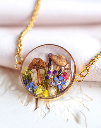 Bransoletka z leśną kompozycją, nature gift