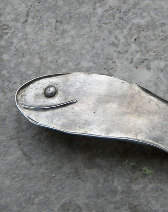 ( Zam ) zadowolony z siebie ryb - klamra do włosów, Beata Trotter