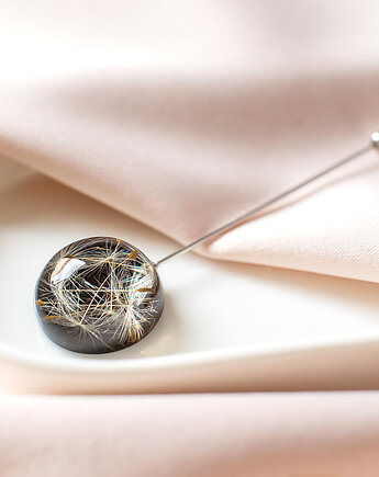 Broszka z rzęsek dmuchawca, nature gift