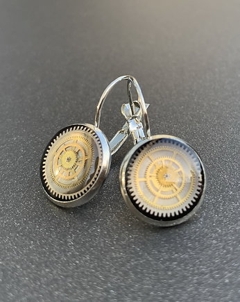 Kolczyki - Łezki (Silver) II - unikat, DROBINY CZASU