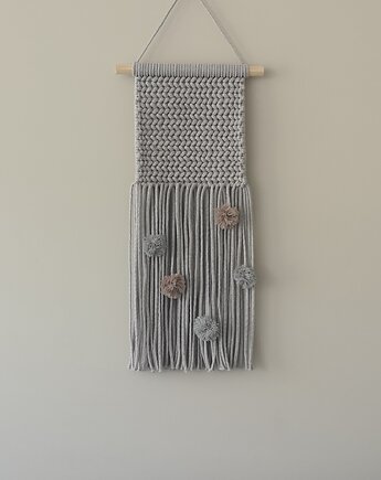 Makrama Tara szara 19x155 cm, Szpula