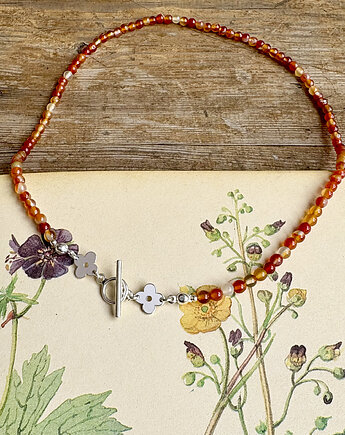 Anemone Mandarin- Naszyjnik- Kolekcja 70's vibe, BOSKE