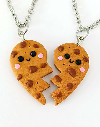 Naszyjnik Serce Naszyjnik 2 Połówki Serca