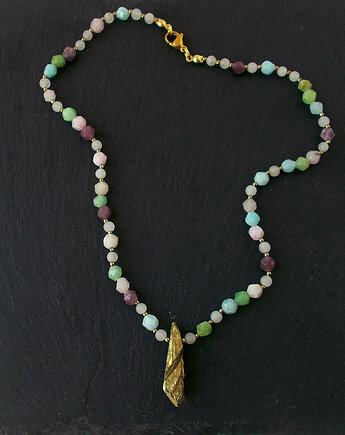 Pokusa Naszyjnik pastelowe kamienie, galeria nuit