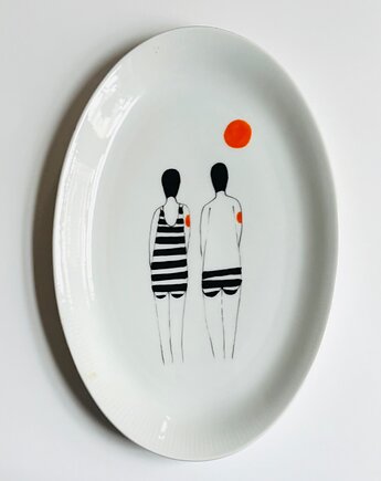 Talerz o miłości Ludzie którzy kochają słońce, arent plates