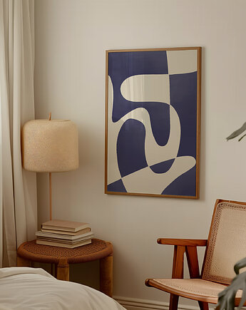 Plakat Violet abstract no.3, Anna Szondelmajer
