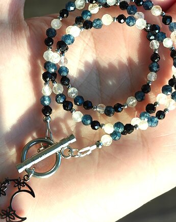 Klasyczny turmalin szafir cytryn, NESSING handmade