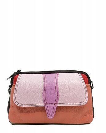 Torebka damska skórzana kolorowa pojemna zero waste ze skrawków OLIVKA, Olivka Warsaw