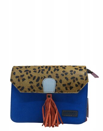 Torebka zamszowa, elegancka, skórzana, zamsz, ozdobny chwost eko OLIVKA, Olivka Warsaw