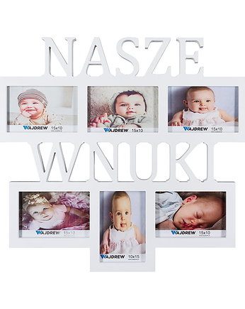 Multirama ramka na zdjęcia z napisem Nasze Wnuki 6 zdjęć dzień Babci, Wajdrew