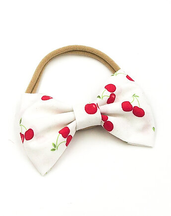 Opaska do włosów kokarda w wisienki Sweet Cherry, Momilio