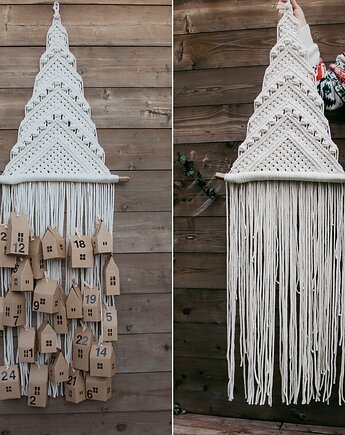 Kalendarz adwentowy/Dekoracja świąteczna/wianek DOSTĘPNY od ręki!!, manufaktura_wadoshka