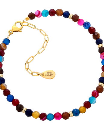 Bransoletka z kamieni naturalnych - agat, MYNESS