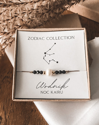 Bransoletka znak zodiaku Wodnik noc Kairu, Tiny Stone