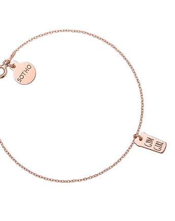 Bransoletka z różowego złota shaker GYM GIRL, SOTHO