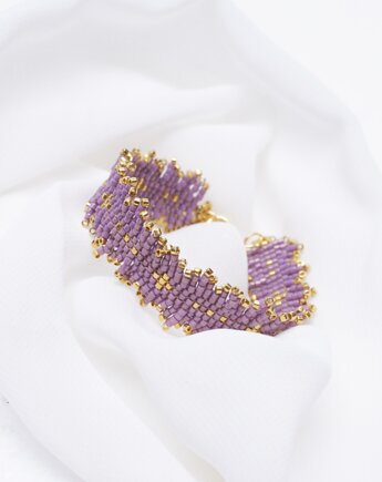 Korona Zmierzchu - ręcznie szyta bransoletka., LaMia Jewellery