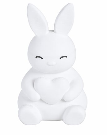 Figurka Ozdoba Dekoracja Stołu na Wielkanoc 3D do Koszyka Stojąca Zajączek, smxdsgn