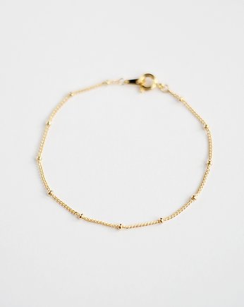 16k Gold Plated Dainty Bracelet, Le Boho Bleu