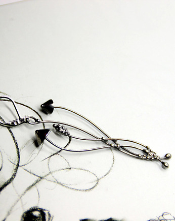 Metalowe magiczne grzyby kolczyk w stylu leśnym czarodziejskim z motywem natury, Yadovito